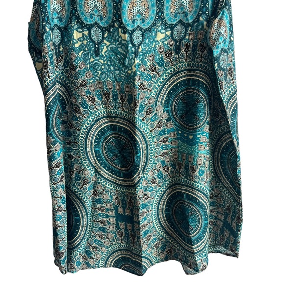 Boutique Blue Print Tank - Picture 3 of 4